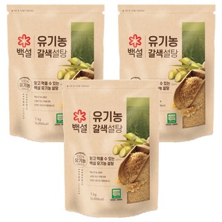 CJ BEKSUL 白雪 紅糖, 1kg, 3個