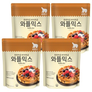 韓國 Dhflour 鬆餅預拌粉, 1kg, 4個