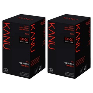 카누 미니 마일드 원두커피믹스, 0.9g, 120개입, 2개