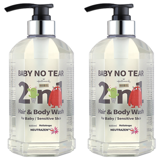 Hallmark 怪獸2in1洗髮沐浴溫和呵護泡泡露 南美天芥花 600ml, 2瓶