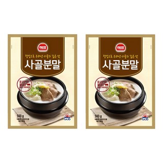 해표 사골분말, 500g, 2개