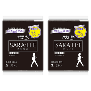 小林製藥 SARA·LI·E 衛生護墊 無香料 消臭成分配合, 14*5.7cm, 72片, 2包