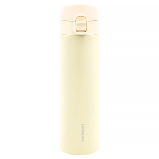 LocknLock 樂扣樂扣 SlimFit系列彈蓋式保溫瓶, 象牙白, 400ml, 1個