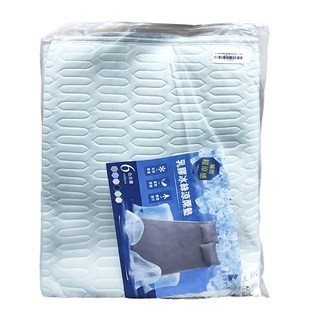 Ishur 伊舒爾 乳膠冰絲涼蓆墊 防蹣抗菌 柔軟舒適 輕薄透氣 環保, 涼蓆墊 + 枕套, 單人, 冰炫淺綠