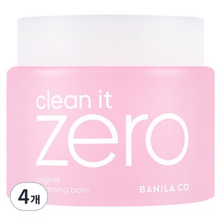 BANILA CO 芭妮蘭 零感肌瞬卸凝霜 經典款, 180ml, 4個