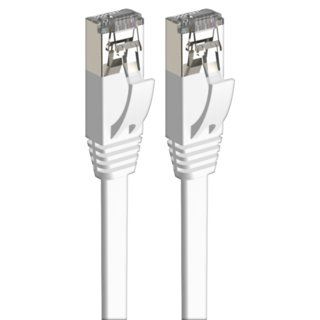 POLYWELL 寶利威爾 CAT6A扁線 高速網路線 RJ45 福祿克認證 PW15-W48-D169, 20m, 白色, 1條