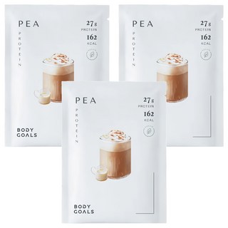 BODY GOALS 全素多效豌豆蛋白飲Pro 隨手包 馥郁奶茶, 3個, 40g