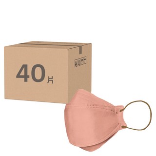 Finetech 釩泰 醫用魚型口罩, 沙漠玫瑰, 20片, 2盒