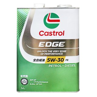 Castrol 嘉實多 EDGE 全合成汽車引擎機油, 1桶, 5w30, 4L
