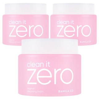 BANILA CO 芭妮蘭 零感肌瞬卸凝霜 經典款, 180ml, 3罐