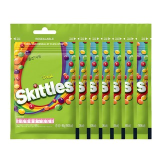 Skittles 彩虹糖 酸味彩虹糖, 7個, 40g