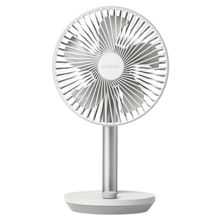 Lumena STAND4 USB桌上型擺頭隨行風扇 無線使用長達20小時 4段風量調節, 單一商品, 純白