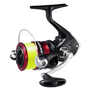 SHIIMANO 19 SIENNA 捲線器, 黑色 + 紅色, 1個