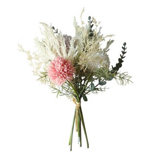 快豹 洛新花束 38cm, 粉紫色, 1組