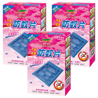 鱷魚 門窗庭園防蚊片, 2.2g, 3盒