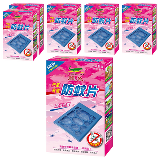 鱷魚 門窗庭園防蚊片, 2.2g, 6盒