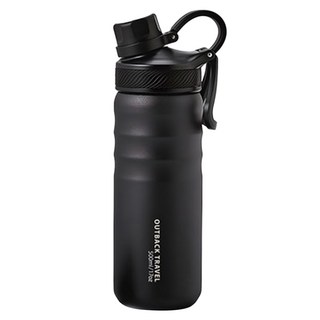 OSLO Outback 不鏽鋼旅行保溫瓶, 黑色, 500ml, 1個