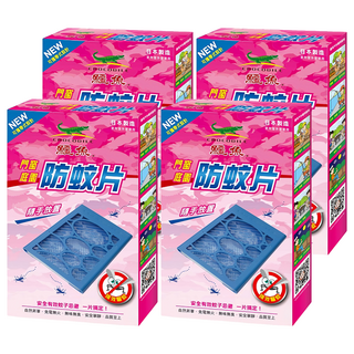 鱷魚 門窗庭園防蚊片, 2.2g, 4盒