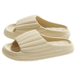 Misoroun 防層間噪音客廳室內拖鞋, 象牙白, 1個