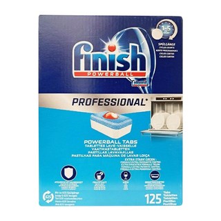 finish 洗碗碇 洗碗機專用 125顆, 1盒, 2125g