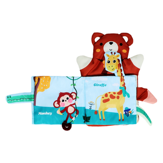 XINDEE 信迪玩具 維京小子手偶布書：可愛動物, 布書