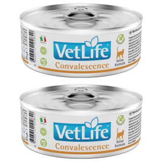 Farmina 法米納 VetLife 天然處方系列 高營養照護配方 貓主食罐頭, 雞肉, 魚, 85g, 2罐