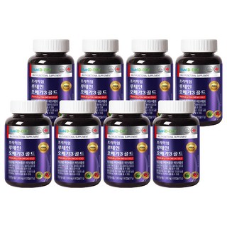 뉴트리디데이 프리미엄 루테인 오메가3 골드, 90정, 8개