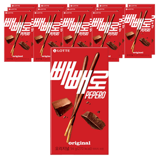 롯데웰푸드 빼빼로 초코, 54g, 15개