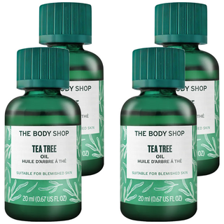 THE BODY SHOP 美體小舖 茶樹精油 - 適合瑕疵肌膚, 20ml, 4瓶