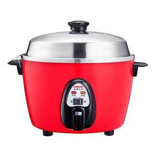SANLUX 台灣三洋電鍋 EC-10AS 10人份 #304不鏽鋼配件 獨立保溫開關 鍋蓋架設計