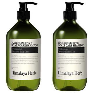 NARD 敏感性頭皮護理洗髮精 弱酸配方 親膚不刺激 茶樹油和草本提取物 清新自然香味 摩洛哥堅果油和荷荷巴油 讓頭髮亮麗, 500ml, 2瓶