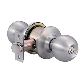 幸福牌 房間喇叭鎖 3000型，裝置距離 60mm，高級門鎖, 白銀色, 1組