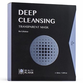 BEAUTY PLAYER 愛美玩家 極透淨膚清潔面膜 5片, 150ml, 1盒