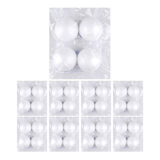 Uniart 1000 白色保麗龍球 60mm, 單一顏色, 10入