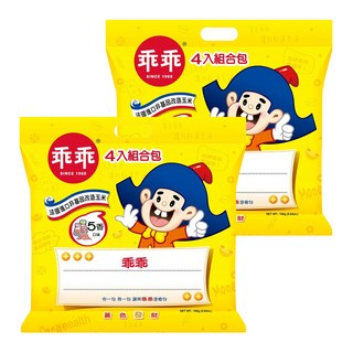 乖乖 玉米脆條 五香口味 4入組合包, 40g, 8包