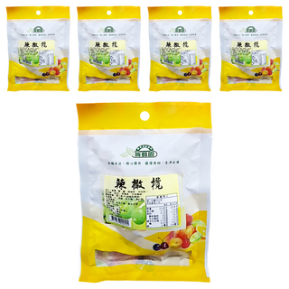 梅甄園 辣橄欖, 70g, 5包