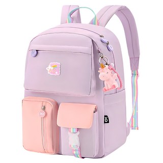 Kori Deer 馬卡龍跳色超輕減壓護脊書包 適合1-4年級兒童雙肩背包