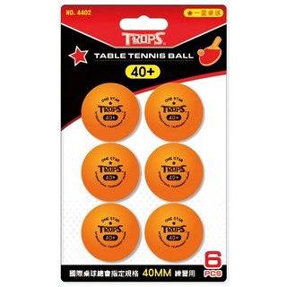 SUCCESS 成功 一星桌球 橘色 40mm 練習用桌球, 1組