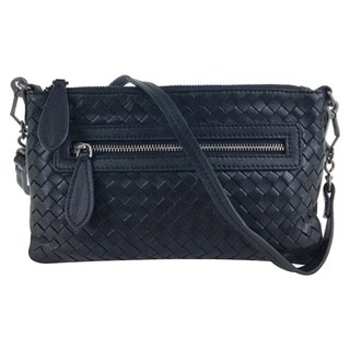 真皮羊皮手工編織女士單肩包肩背包女包 KN40