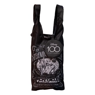Disney 迪士尼 百年慶典微笑環保吊飾飲料袋 CA803A-2 33.5 x 14cm, 經典米奇 黑色, 1個