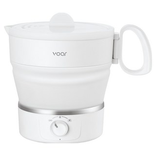 보아르 폴더블 휴대용 접이식 프리볼트 여행용 전기포트, VPEP-004WH