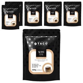 타코 밀크티라떼 분말, 500g, 1개입, 6개