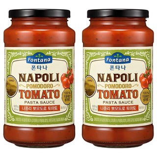 폰타나 나폴리 뽀모도로 토마토 파스타소스, 600g, 2개