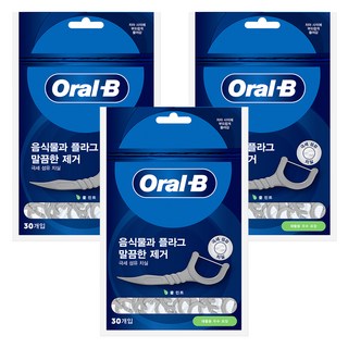 Oral B 一次性牙線, 30支, 3包
