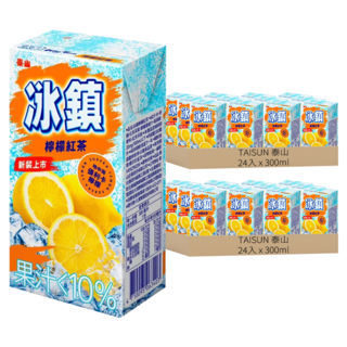 TAISUN 泰山 冰鎮檸檬紅茶, 300ml, 48入