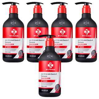 台塑生醫 Dr's Formula 控油抗屑洗髮精 激涼款, 580g, 5件