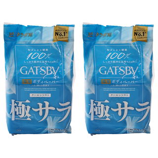 GATSBy 酷涼清爽身體濕紙巾 清涼柑橘, 30張, 2包