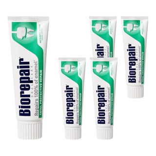 Biorepair 貝利達 全效修護琺瑯質牙膏, 75ml, 5條