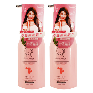 OUR FAMILY 一家人 益生菌護色洗髮精, 400ml, 2瓶