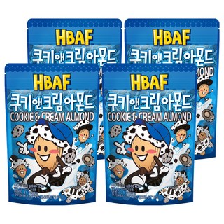 HBAF 杏仁果 巧酥餅乾味, 120g, 4個